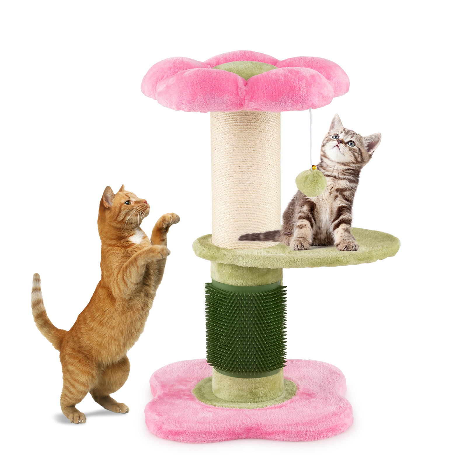 Flower Cat Tree in Pink